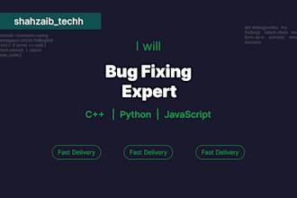 fix bugs in your cpp python or javascript code