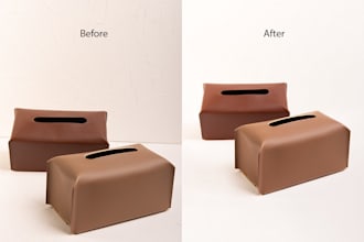 do product photo retouching and editing