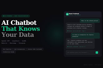 build an ai chatbot with rag and llm for your documents