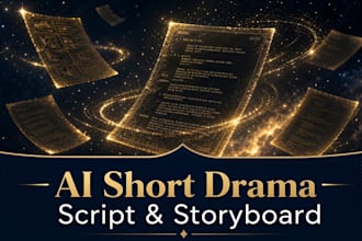 write short drama scripts and storyboards with ai video production prompts