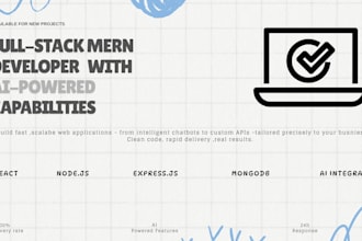 create fast, responsive mern full stack website,apps
