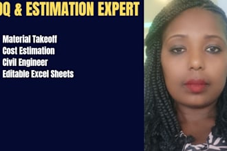 do boq preparation and  cost estimation