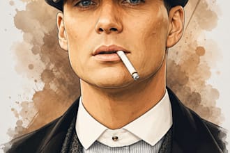 create amazing vexel art portrait from your photo