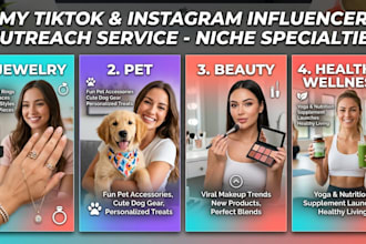do tiktok and instagram influencer outreach for your brand