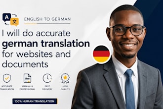 do accurate german translation for websites and documents