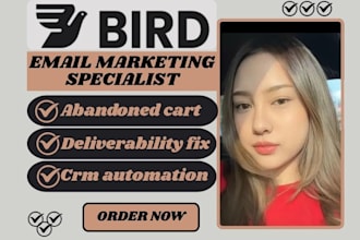 setup bird crm abandoned cart recovery bird crm email deliverability