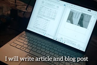 write simple article and blog post