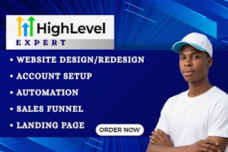gohighlevel expert go high level landing page sales funnel website automation