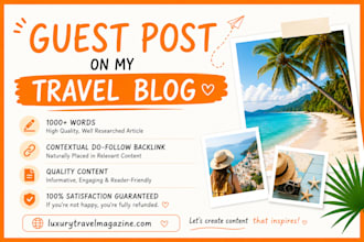 give you a quality travel backlink da56