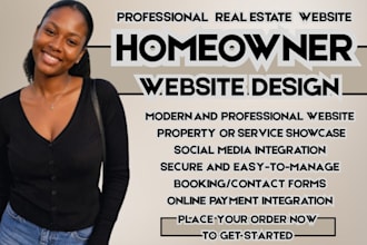 homeowner website property site real estate website property management website