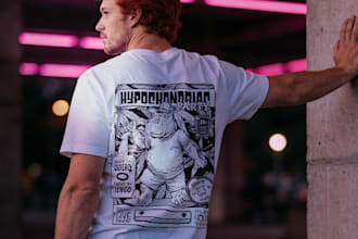 create custom urban streetwear t shirt graphics