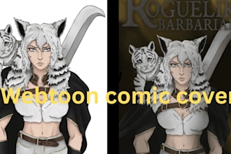 draw amazing comic book and webtoon cover art