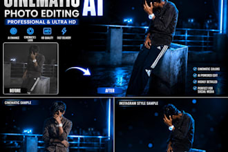 create cinematic ai portrait photo editing for instagram