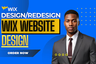 do wix website, design business wix website or redesign wix website development