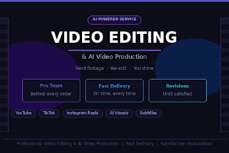 make ai video and video editing