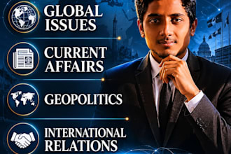 write reports on global issue, geopolitical topics