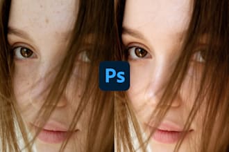 professionally retouch portraits for luminous skin