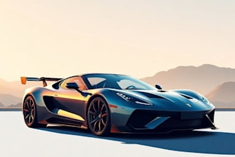 draw stunning vector illustration of your car or any vehicle