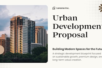 design urban development pitch deck sustainable community tiny housing pitch dec
