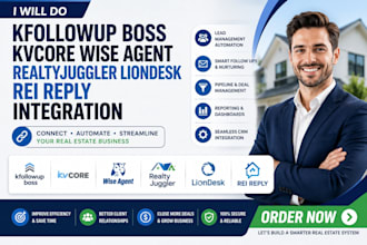 do kfollowup boss kvcore wise agent realtyjuggler liondesk rei reply integration