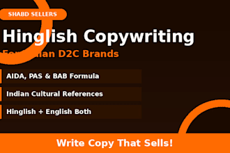 write fun hinglish copywriting for indian d2c brands