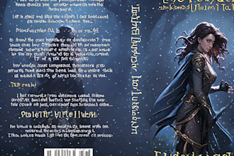 design best selling fantasy book cover for you