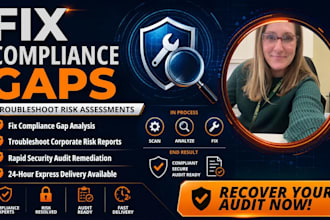 fix compliance gap analysis and troubleshoot corporate risk assessment