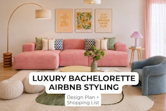 style your airbnb to attract girls trips and bachelorettes