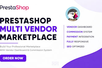 build prestashop multi vendor marketplace ecommerce website prestashop store