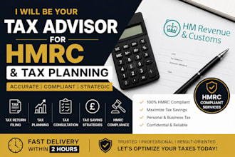 be your tax advisor for hmrc and tax planning