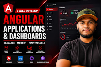 develop scalable angular applications and dashboards