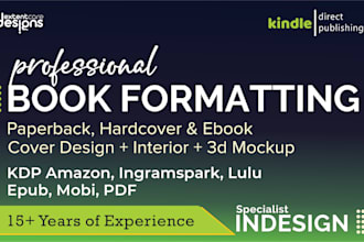 do children book design, typesetting, inner pages layout