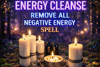 remove negative energy with protection and cleansing spells