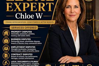 handle civil lawsuits for property, business, employment, and contract disputes