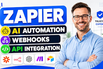 build zapier automation, ai n8n zapier, ai agent, zapier webhook, integrate api