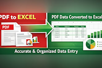 convert PDF data into clean and structured excel