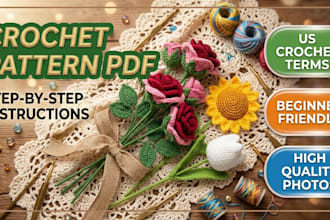 write professional crochet patterns with PDF instruction