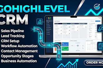 setup gohighlevel CRM sales pipeline, pipeline setup and lead management