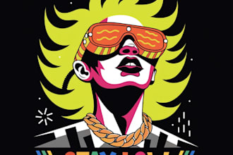 create a tshirt design in modern streetwear style