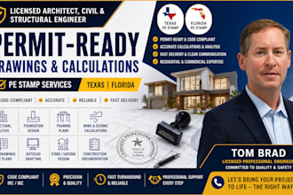 review stamp licensed architect, civil and structural engineer in florida texas