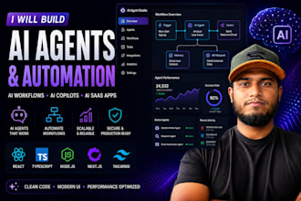 build ai agents and ai saas web applications