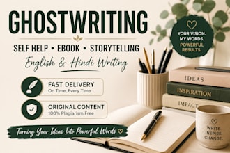ghostwrite self help and motivational ebooks