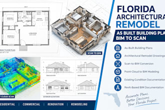 design florida architectural remodel as built building plan bim to scan