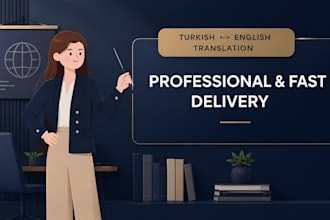 professional turkish to english and english to turkish translation