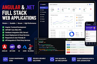 develop web apps and dotnet rest apis