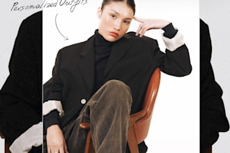 create personalized outfits based on your style and body type