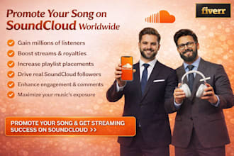 run soundcloud music promotion with targeted ads and organic growth