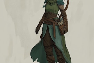 make a dnd art and dnd character art