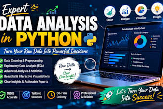 be your expert data analyst in  python