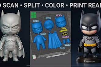 fix, clean up, split, slice, and convert stl to 3mf conversion for bambu lab